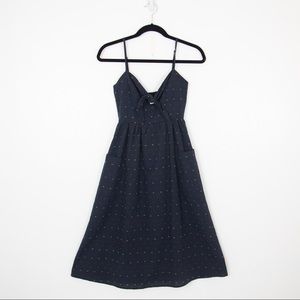 Blue Rain Navy Blue MIDI Dress